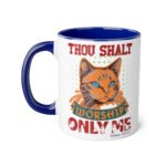 Cat Worship Me -  Accent Mugs, 11oz