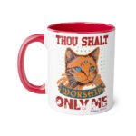 Cat Worship Me -  Accent Mugs, 11oz - Image 7