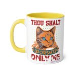 Cat Worship Me -  Accent Mugs, 11oz - Image 9