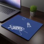 Darwin Fish and Science Rocket - Rectangular Mouse Pad - Image 3