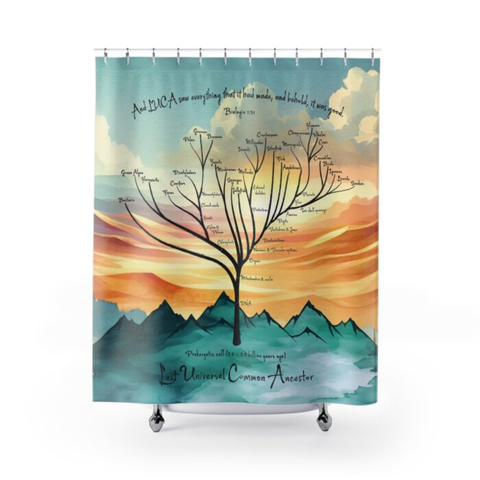Last Universal Common Ancestor (LUCA) - Shower Curtains - Image 1