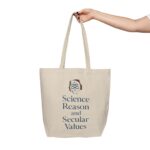 KASHA Science, Reason and Secular Canvas Shopping Tote - Image 4