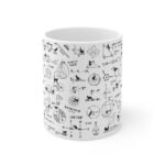 Cat Fun with Science Formulas -  Coffee Mug11oz