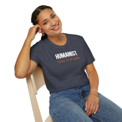 Humanist T-shirt Heather Navy